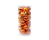 24Pcs Xmas Balls-Antique Brass 6cm