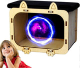 Hologram Phone Projector - Wooden Smartphone Projector Display Stand