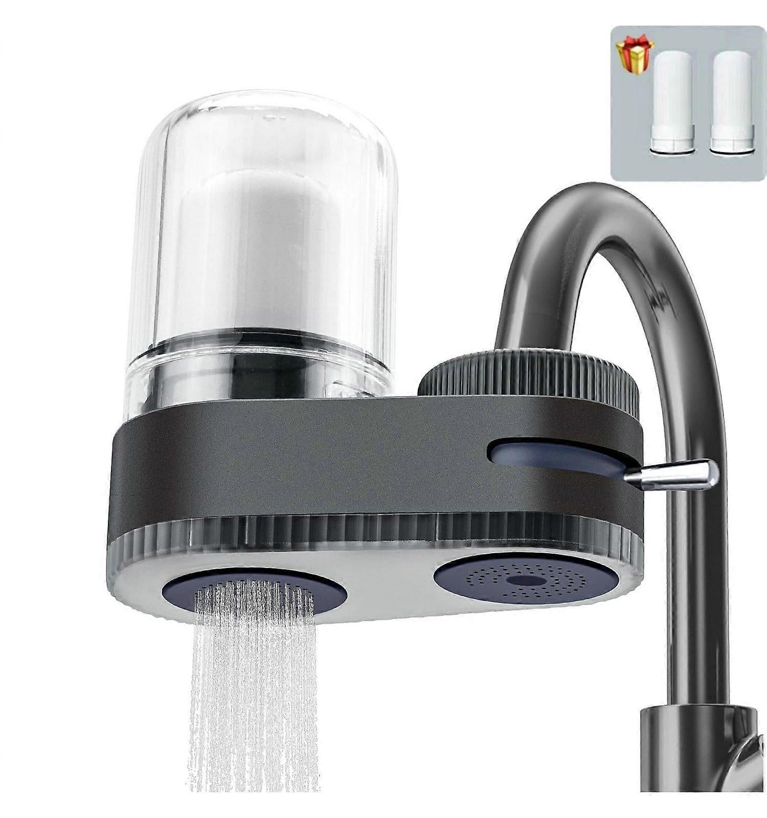 Transparent Sink Tap Water Filter, Anti-Limescale Purifier