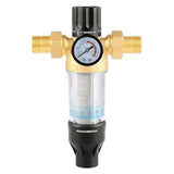 Reusable Spin Down Sediment Filter for Well Tap Hose Water