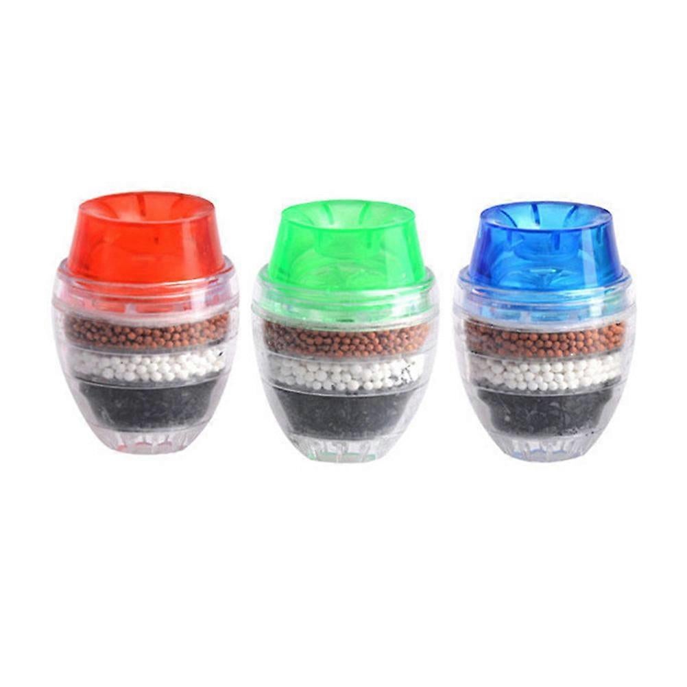 3pcs Activated Charcoal Faucet Mini Water Filters, Water Purifier Cleaner