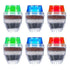 6pcs Mini Faucet Water Filters, Activated Carbon, Anti-Limescale Round Filters
