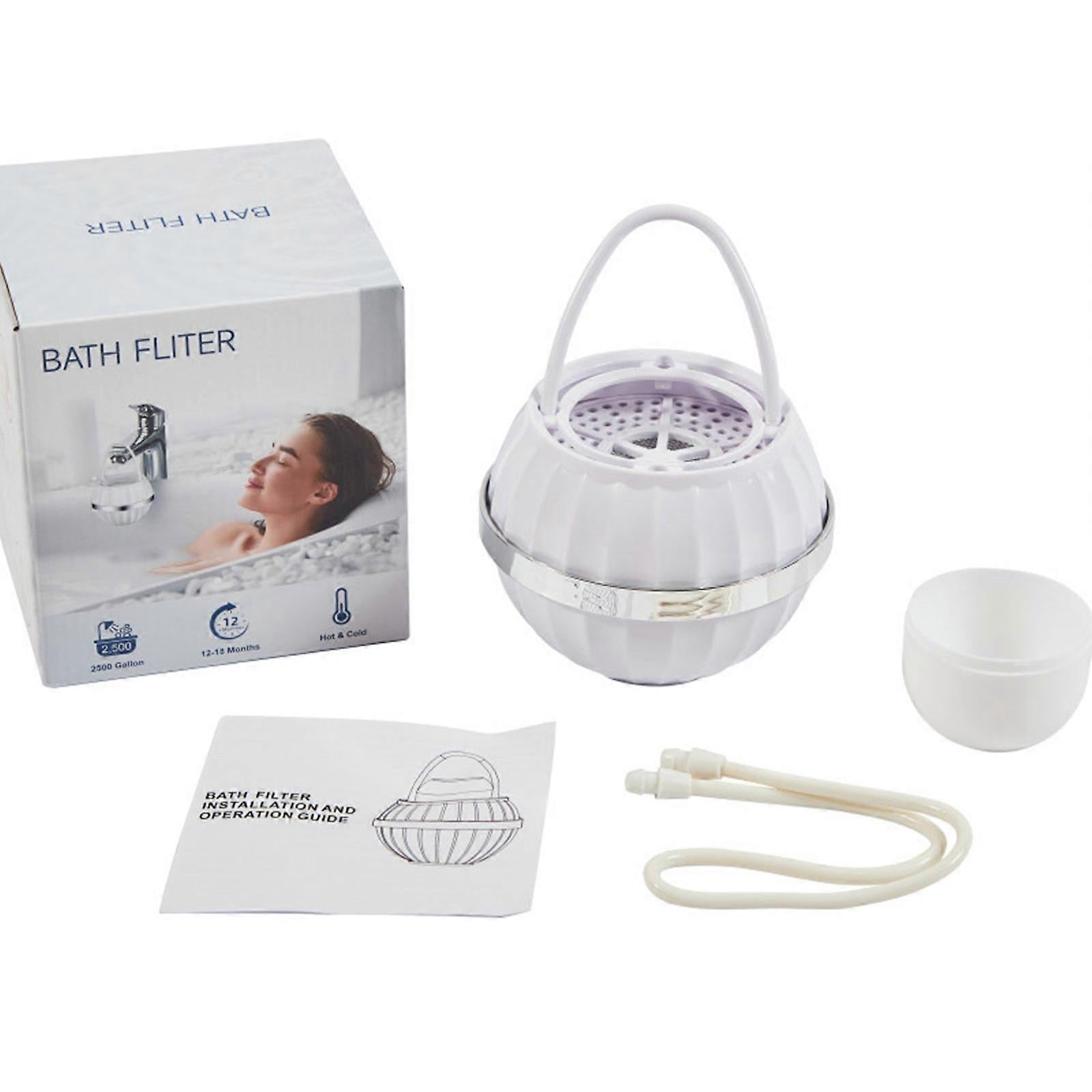 8-Stage Portable Shower Filter for Bathtub Faucet Water Purification