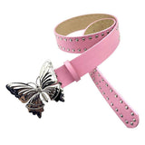 Women's Trendy Leather Waist Belt, Versatile Novelty Style