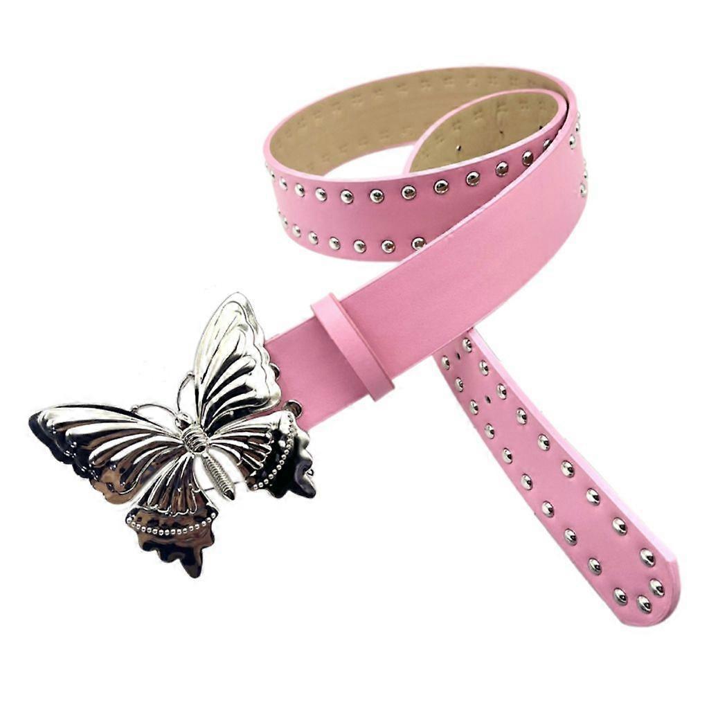 Women's Trendy Leather Waist Belt, Versatile Novelty Style