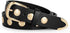 120cm Studded Punk Leather Belt for Women, Fashion Jeans Belt