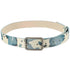 Cow Print Cowgirl Leather Belt for Women, Adjustable Jeans Waist Belt