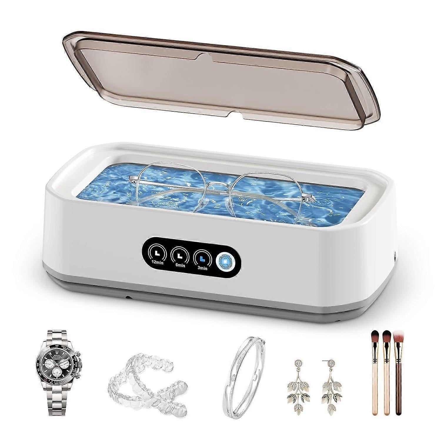 45kHz Ultrasonic Jewelry Cleaner Machine for Gold, Silver, Rings & All Jewelry