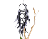 Feather Dream Catcher Home Decor-Black