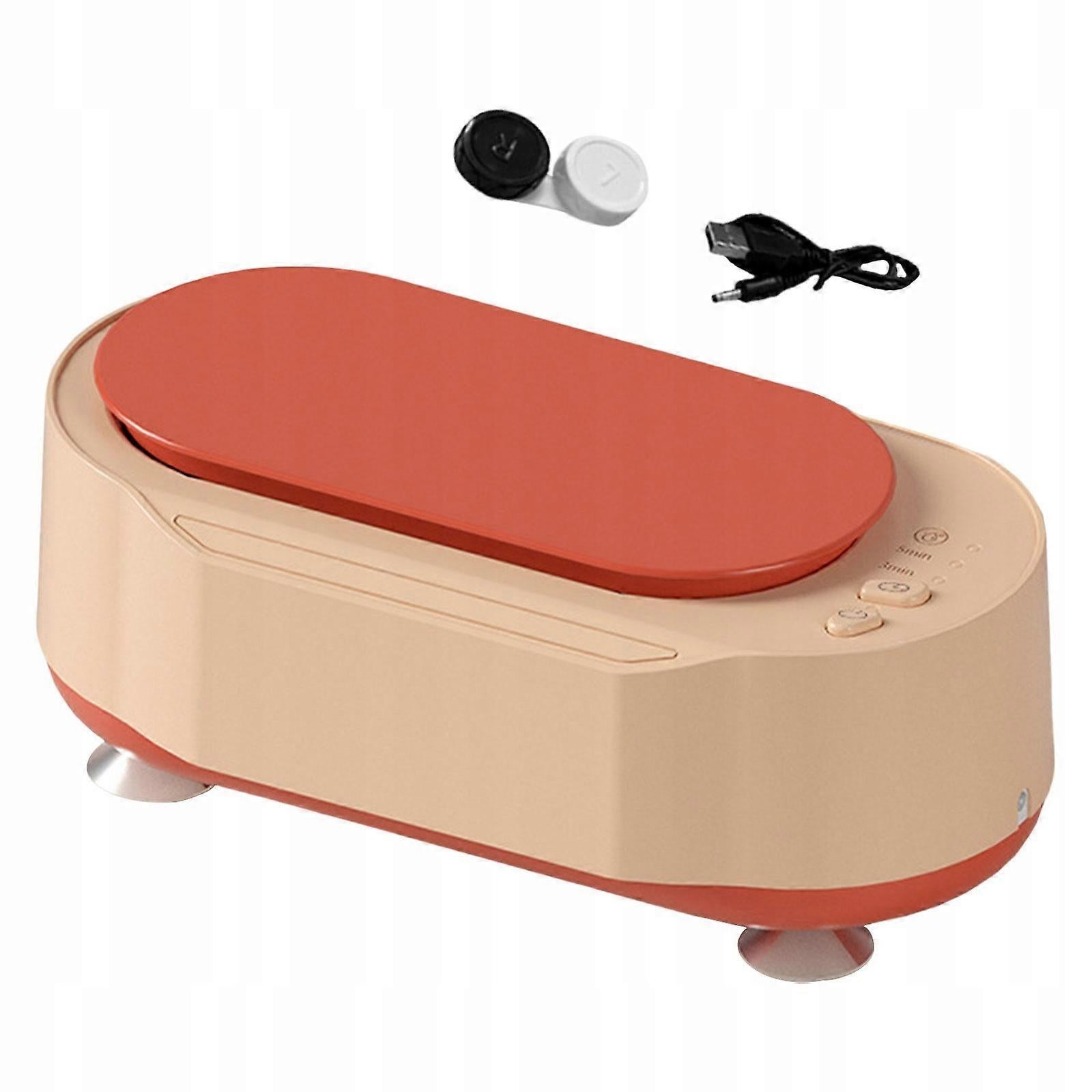 Electric Jewelry Cleaner 15W, Pink Portable Cleaning Machine