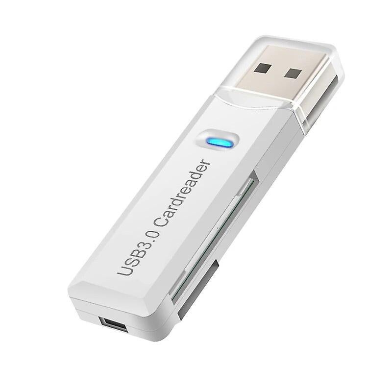 USB 3.0 SD TF Card Reader Adapter for Laptop, Micro SD Memory Card Reader Accessories