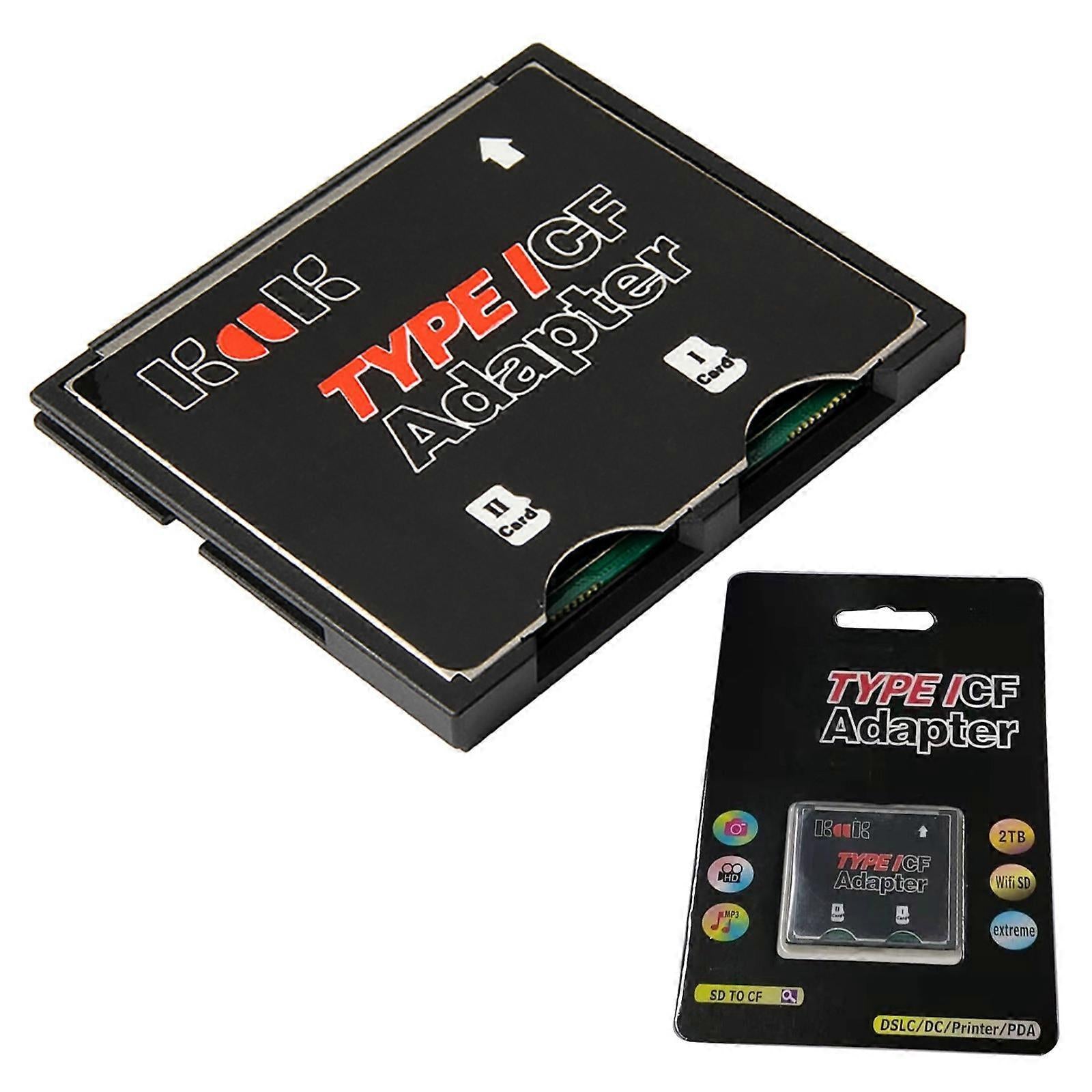Wearproof TF to CF Card Adapter Converter for Camera Computer Plug and Play