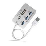 USB 3.0 HUB Combo Micro SD TF Memory Card Reader for Laptop Computer