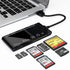 7-in-1 Mobile Phone Card Reader, TF SD Adapter for Data Storage and Transfer