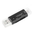 3-in-1 TF SD Card Reader USB C Adapter, Sim Card Reader for Computer and Phone