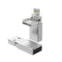 2-in-1 8pin USB Memory Card Reader for Phone/Pad, Silver Optional