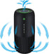 Air Purifier with Filter Removes Smoke Dust for Car & Office Use - Black