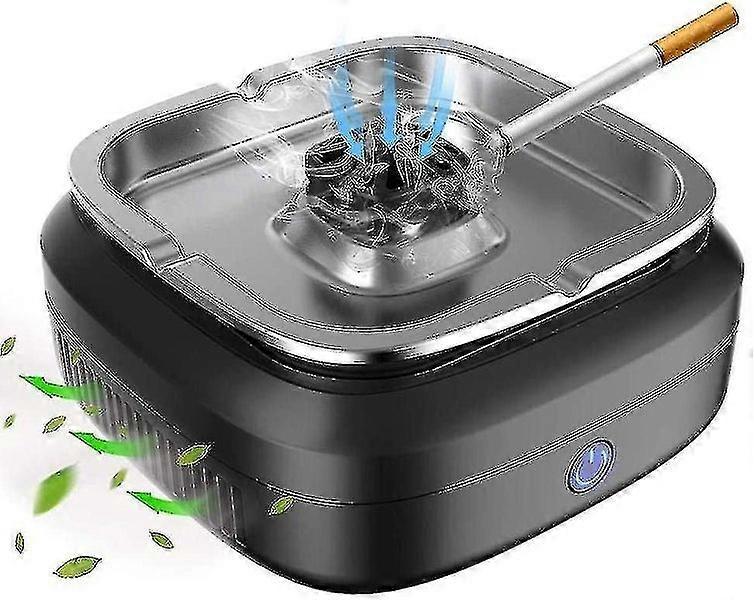 Electric Smokeless Ashtray with 8M Negative Ions Air Purifier for Smoke