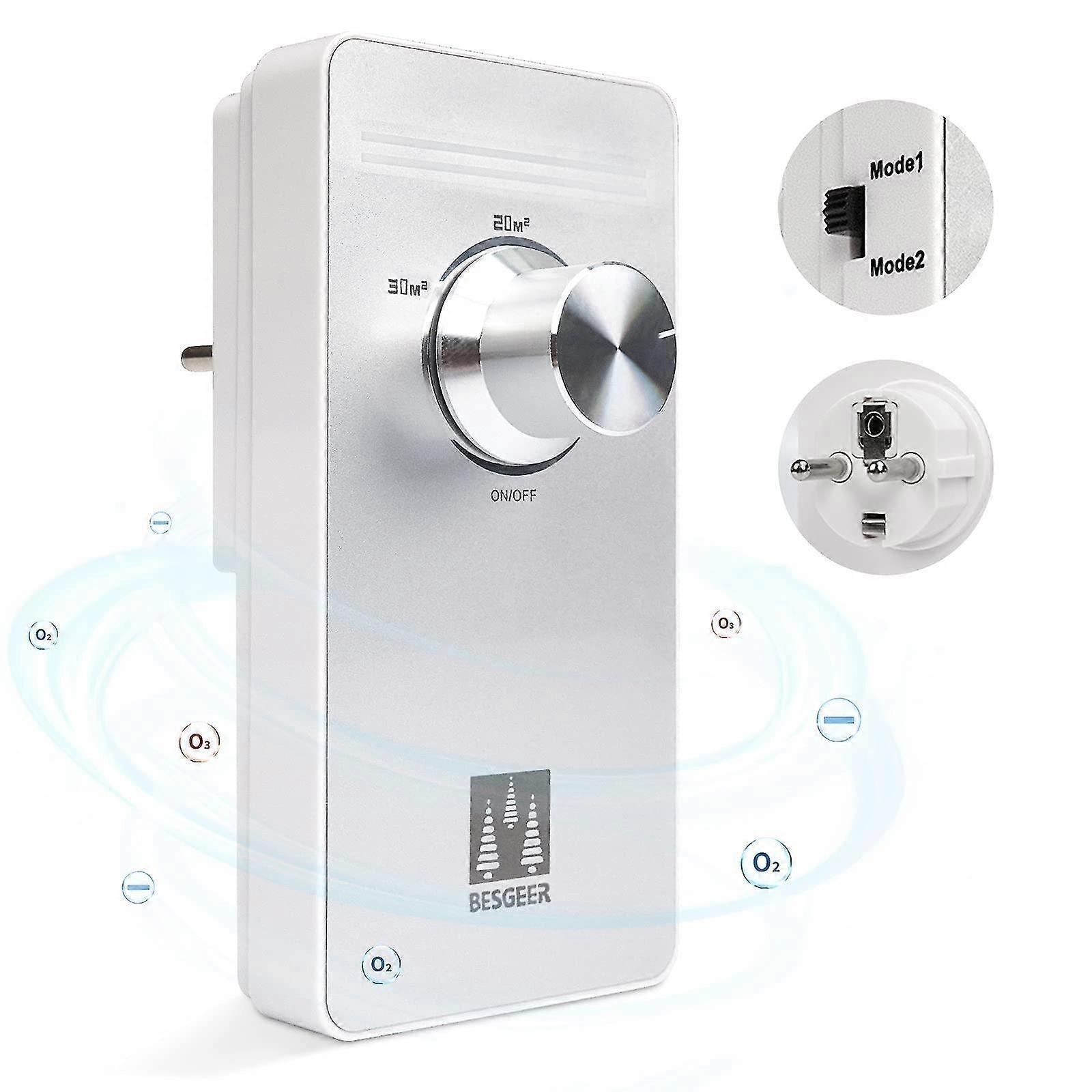 Ozone Generator Air Purifier for Odor & Sterilization - Bedroom & Bathroom Use