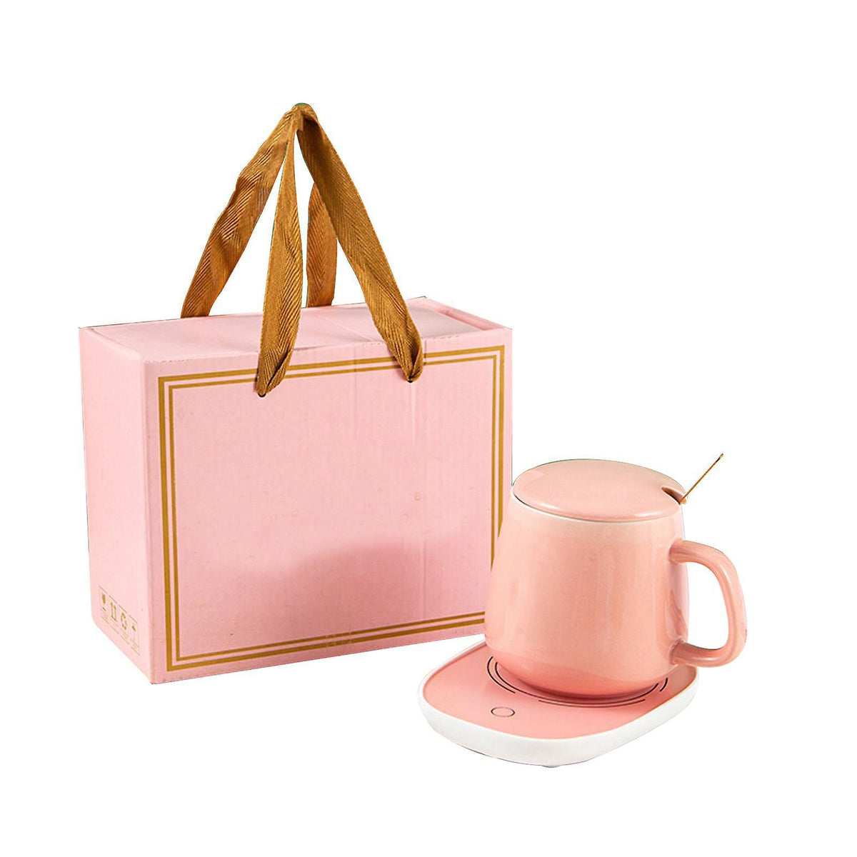 Coffee Mug Warmer Set with Mug for Desk or Home, Gift Option