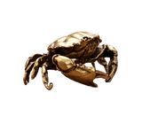Brass Crab Statue for Gift-Brass Color