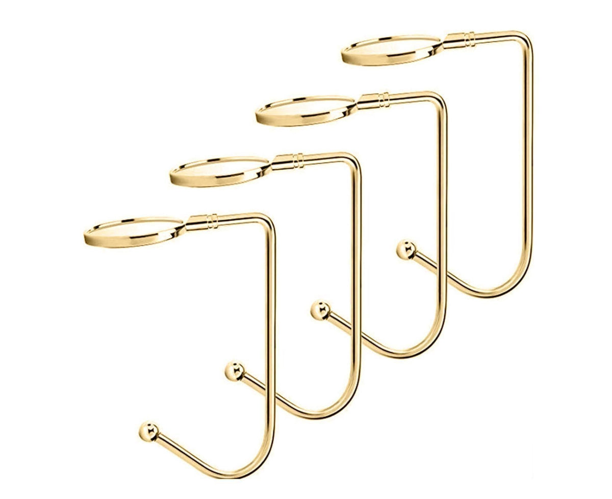 4Pcs Christmas Hook for Home-Golden
