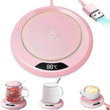 USB Smart Cup Warmer, Adjustable Coffee Mug Warmer Anti-Slip