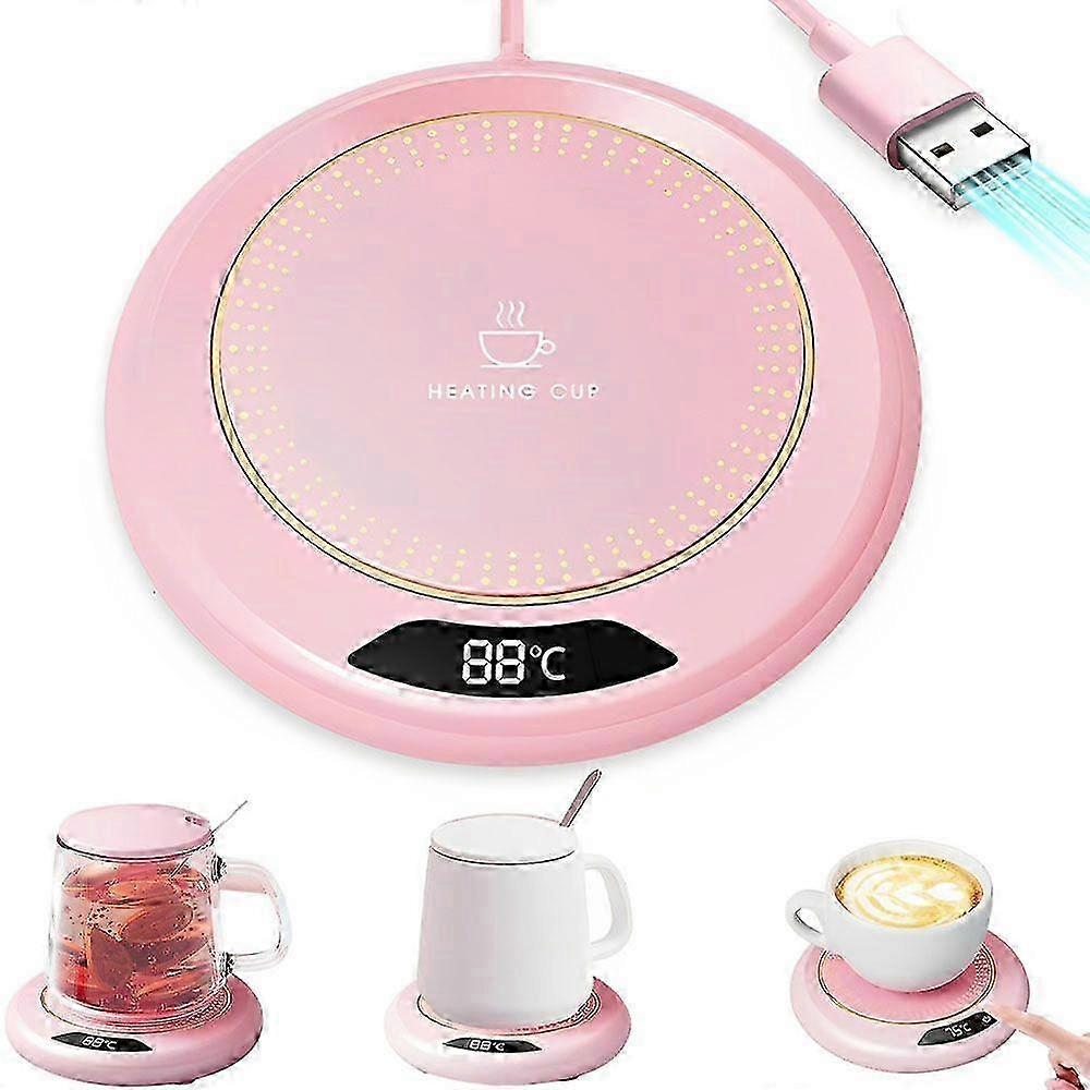 USB Smart Cup Warmer, Adjustable Coffee Mug Warmer Anti-Slip