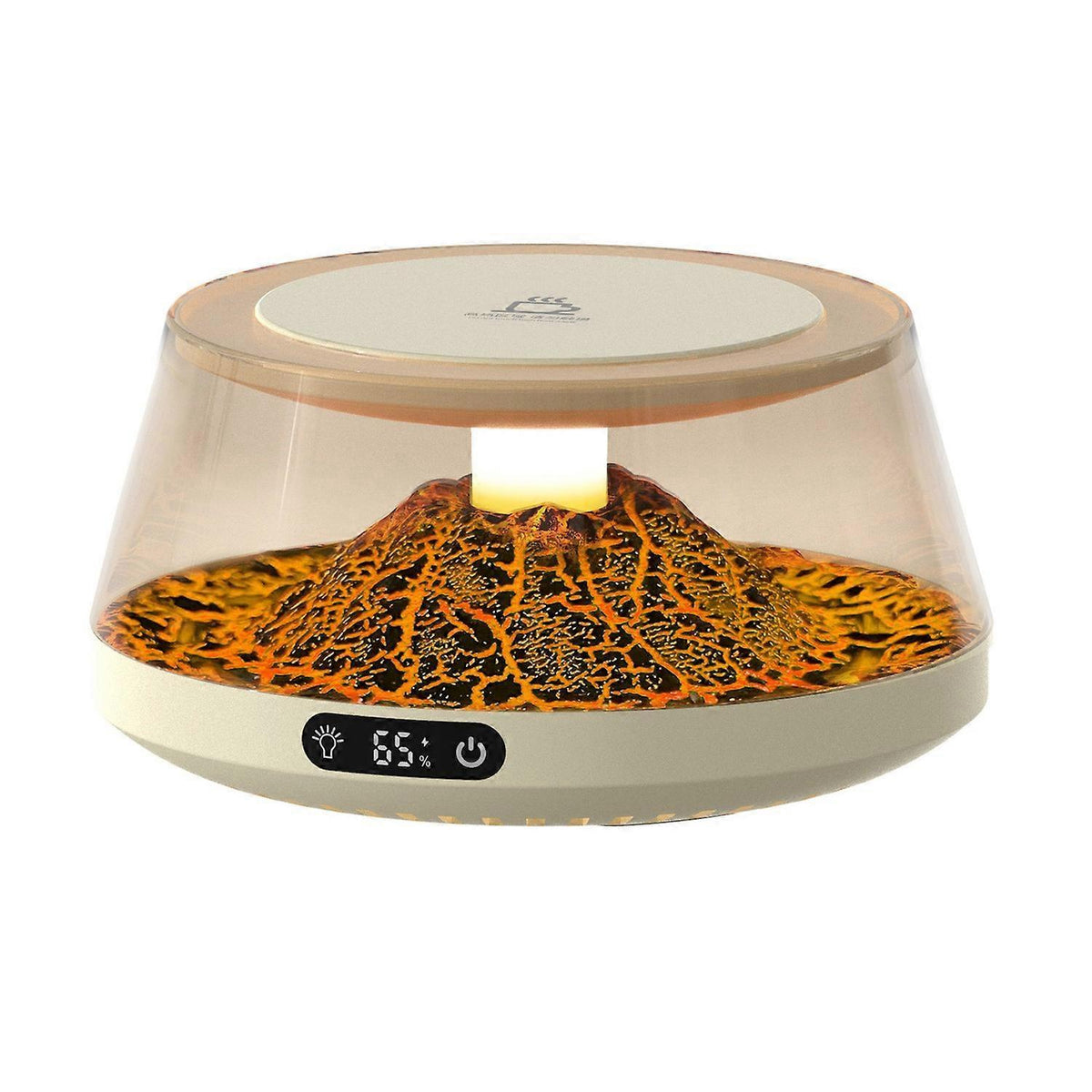 Coffee Mug Warmer, 4 Temp Settings, Simulated Volcano Design