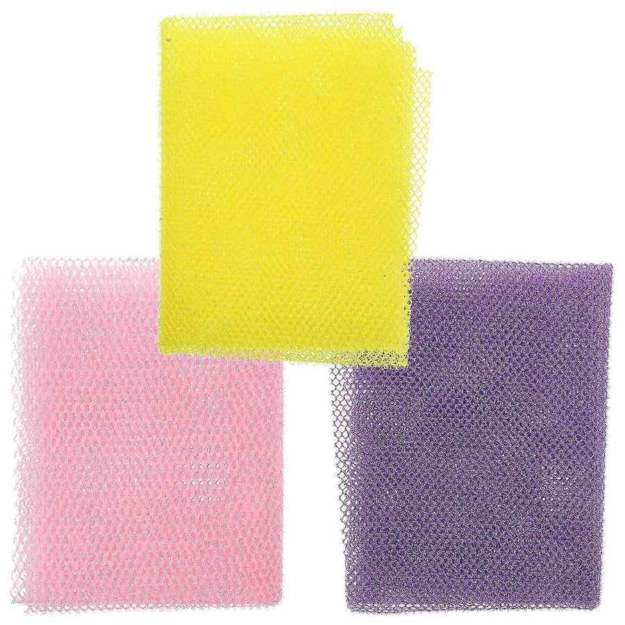 3pcs African Exfoliating Net, Body Scrubber Bath Sponge