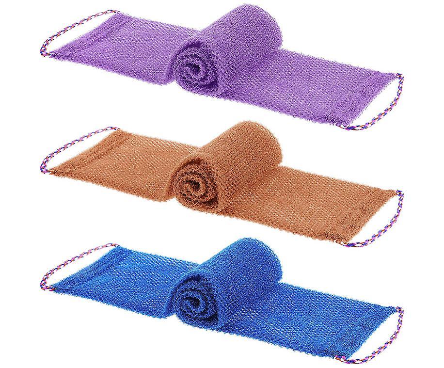 3pcs African Body Exfoliating Net Sponge, Shower Body Scrubber