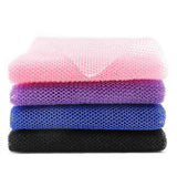 4pcs African Long Net Bath Sponge, Exfoliating Mesh Washcloth