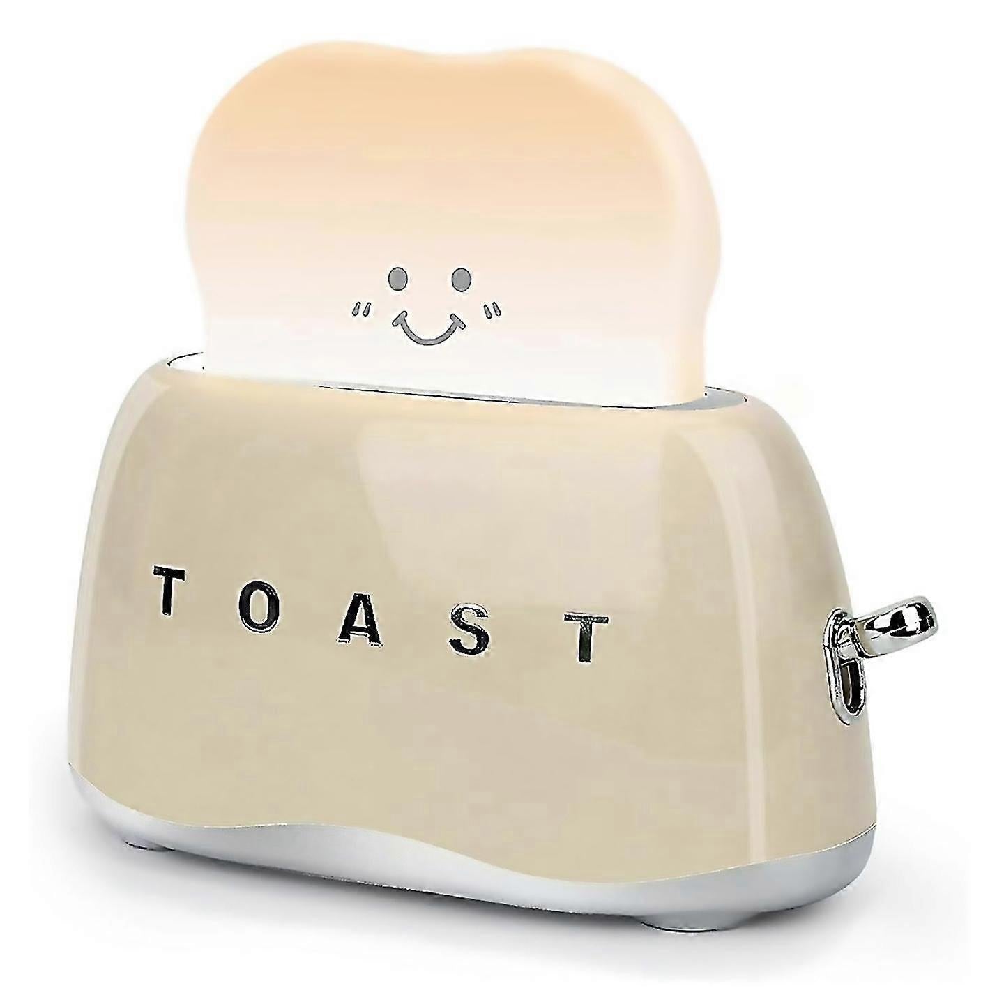 Retro Yellow Toaster Lamp, Desk Decor Gift