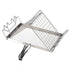 Adjustable Height Folding Bread Toaster Grill Rack