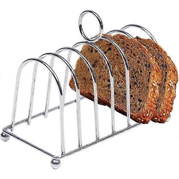 Stainless Steel Horseshoe Toaster Display Rack for Kitchen & Outdoor