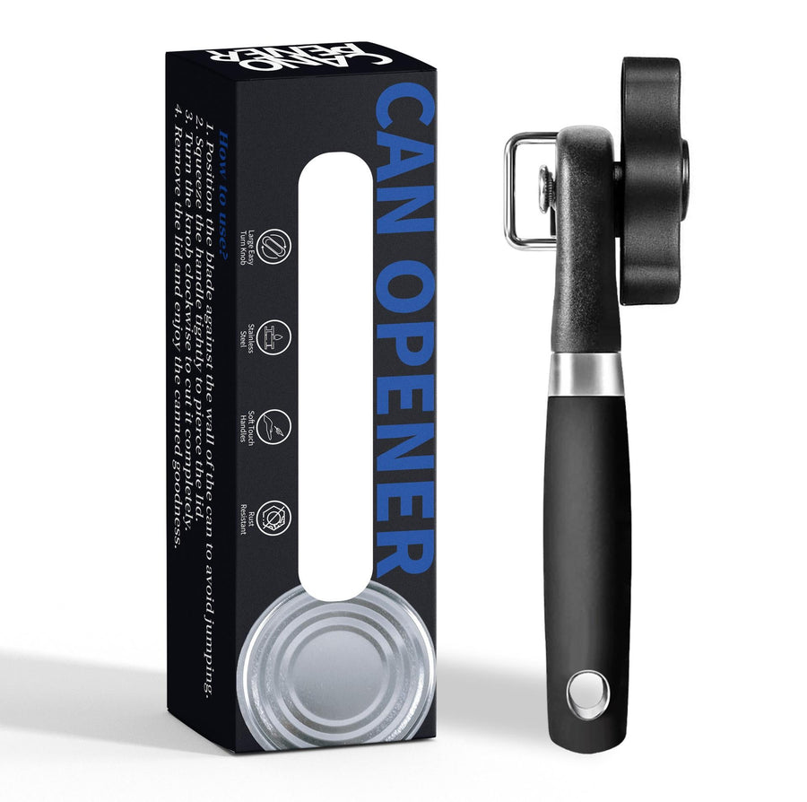 Professional Manual Can Opener, Heavy Duty Kitchen Tool for Restaurant & Home Use