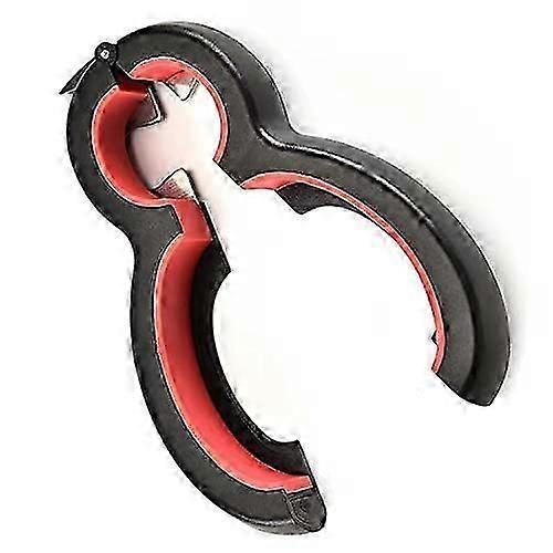 Adjustable 6-in-1 Can & Bottle Opener, Arthritis Friendly, Easy Grip, Multifunction Tool