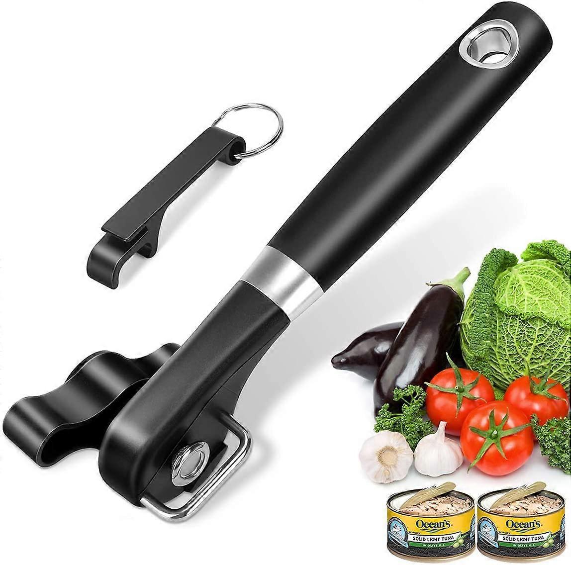 Manual Secure Can Opener, Side Cut Design, For Restaurants & Camping Use