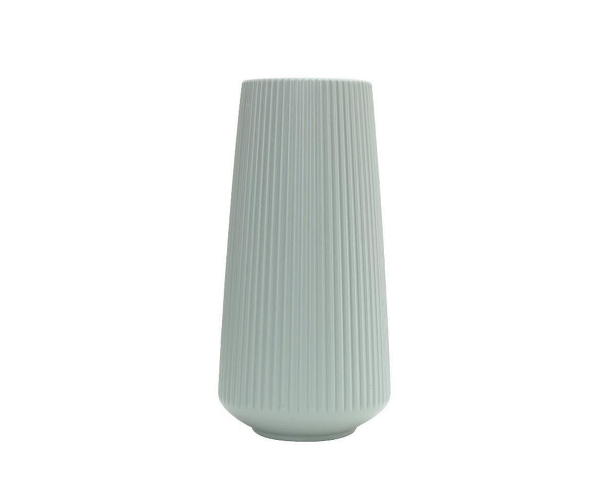 Plastic Nordic Style Vase Dried Flower Arrangement Pot Holder Home Office Decor-Green