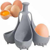 4-Slot Silicone Egg Cooker, Boiling or Poaching