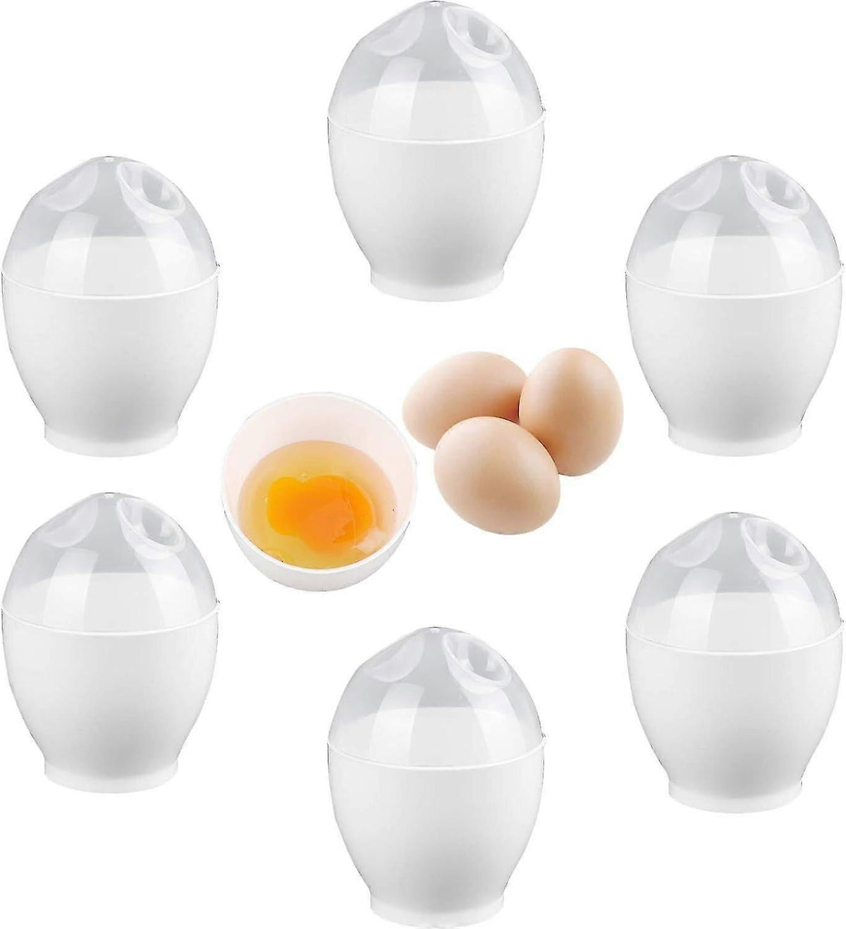 6-Piece Egg Poacher Cooker Set