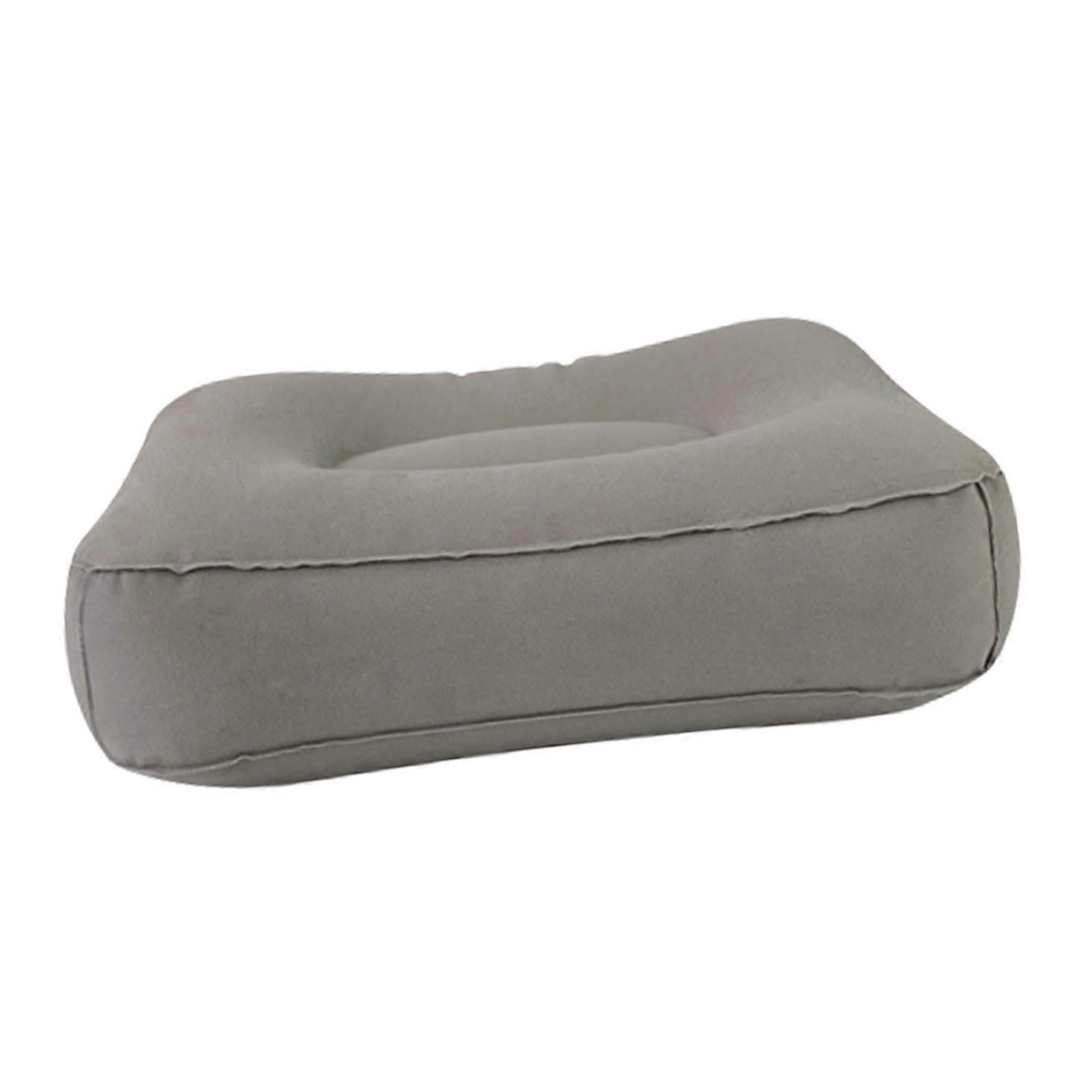 Inflatable Foot Rest Pillow, Flocking Leg Cushion for Travel