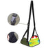 Adjustable Height Travel Foot Hammock for Plane, Carry-On Size