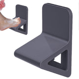 Black Shower Foot Rest, No Drill, for Shaving
