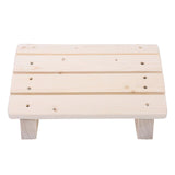 Wooden Tilted Desk/Bathroom Foot Rest Stool, 30*20*11cm