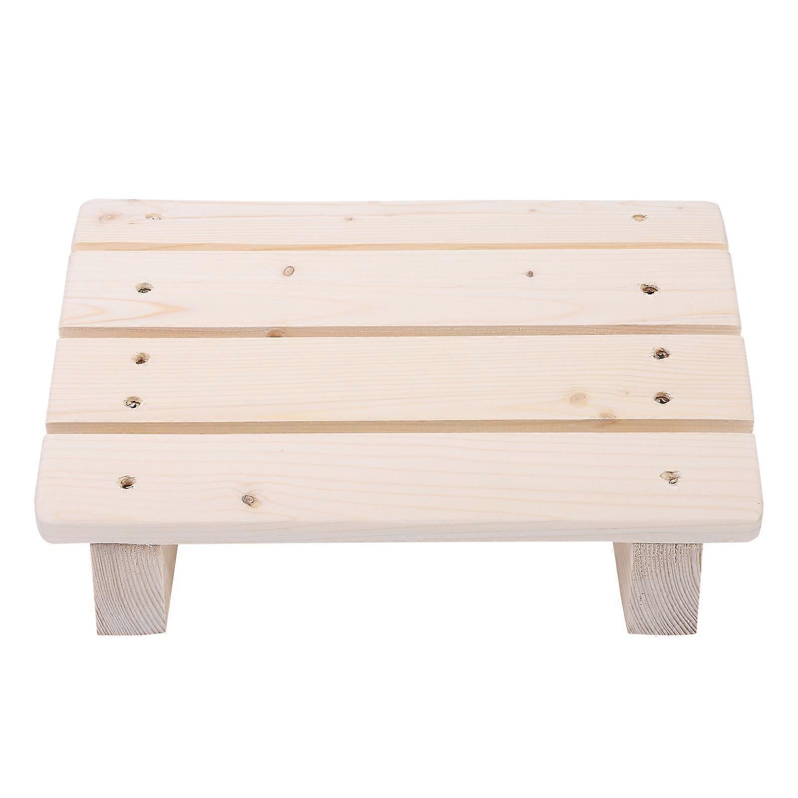 Wooden Tilted Desk/Bathroom Foot Rest Stool, 30*20*11cm