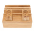 Bamboo 5-Port Charging Station Rack for Phones/Tablets/Watches