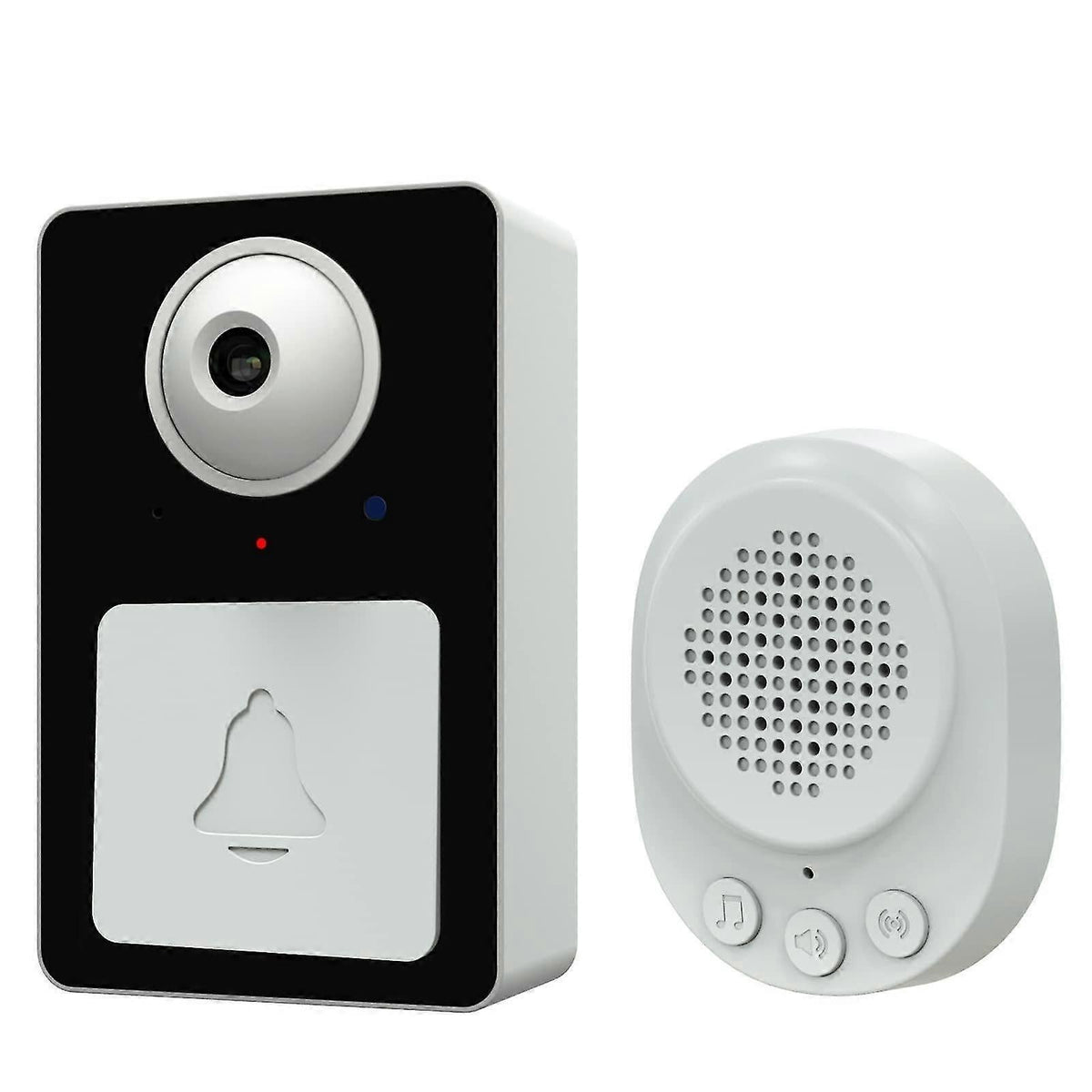 Rechargeable Wireless Video Doorbell Camera, Real-Time View, Cordless