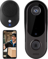 Smart Wireless Video Doorbell, WiFi Home Intercom, HD Night Vision