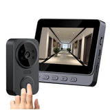 1080P Video Doorbell, Night Vision, USB-C, 2.4GHz WiFi, 2-Way Audio, 256GB